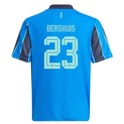 Camisola AFC Ajax Steven Berghuis 23 Equipamento Segundo 2021-2022 Manga Curta